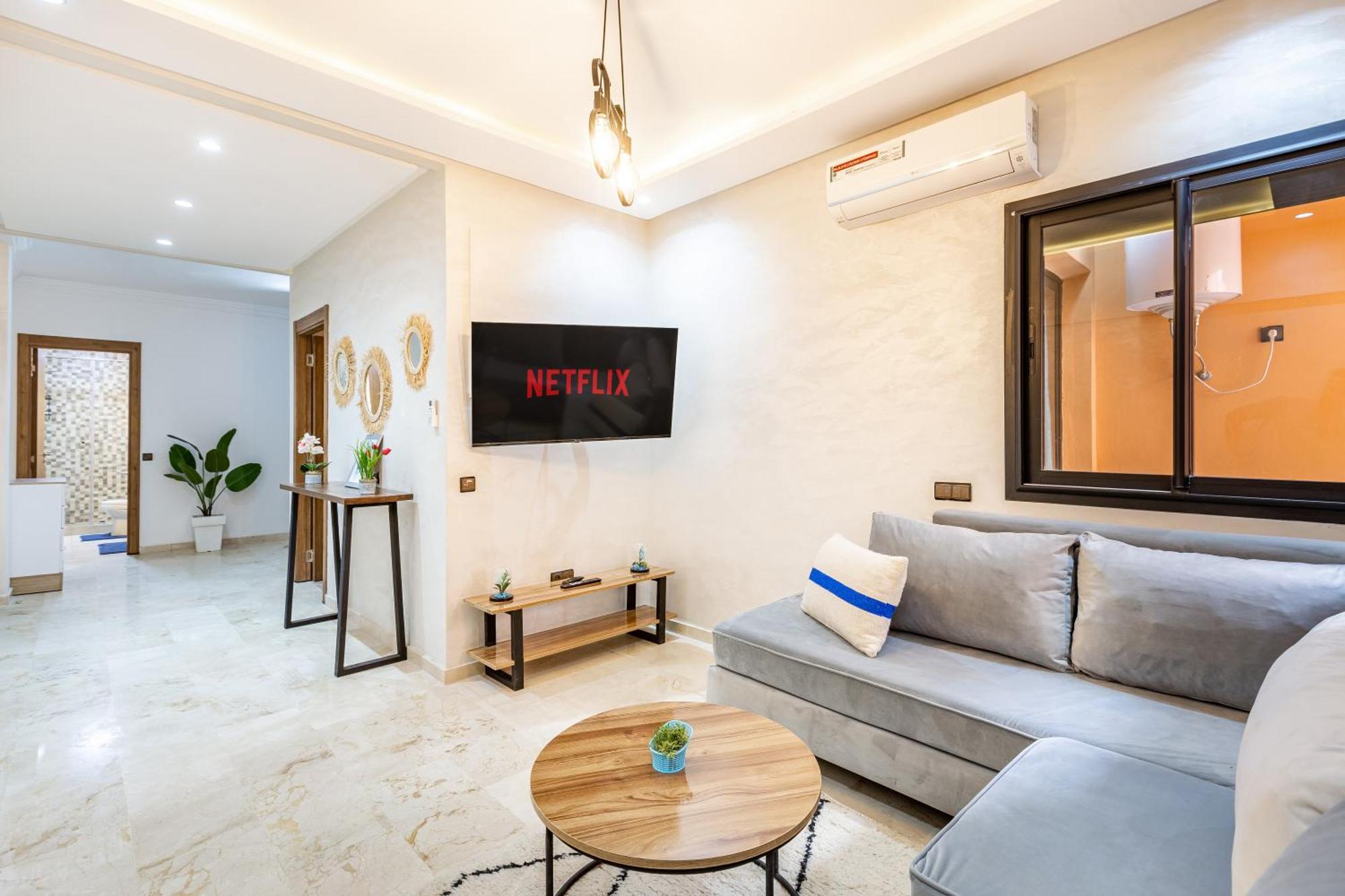 Magnificent Apartment In Gueliz - 100% Equipped Маракеш Екстериор снимка